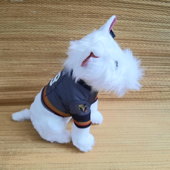 Bark Andre-Fleury, Rare White Plush Dog, Vegas Golden Knights, 2018- NWT - Picture 15 of 16